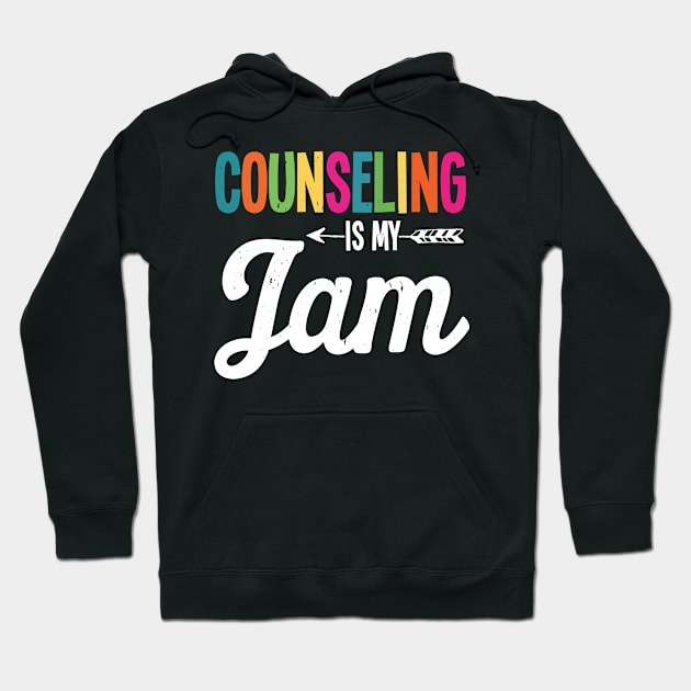Counseling is my jam school counselor  Teacher Hoodie by Caskara